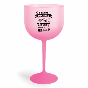 TAÇAS PLÁSTICAS DE GIN 580ML IMPRESSÃO 1 COR DEGRADÊ Preto e branco frente - 100 un.