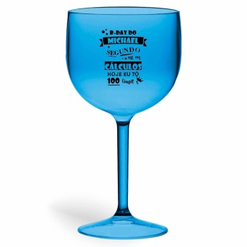 TAÇA DE GIN 580ML TRANSPARENTE Preto e branco frente - 300 un.